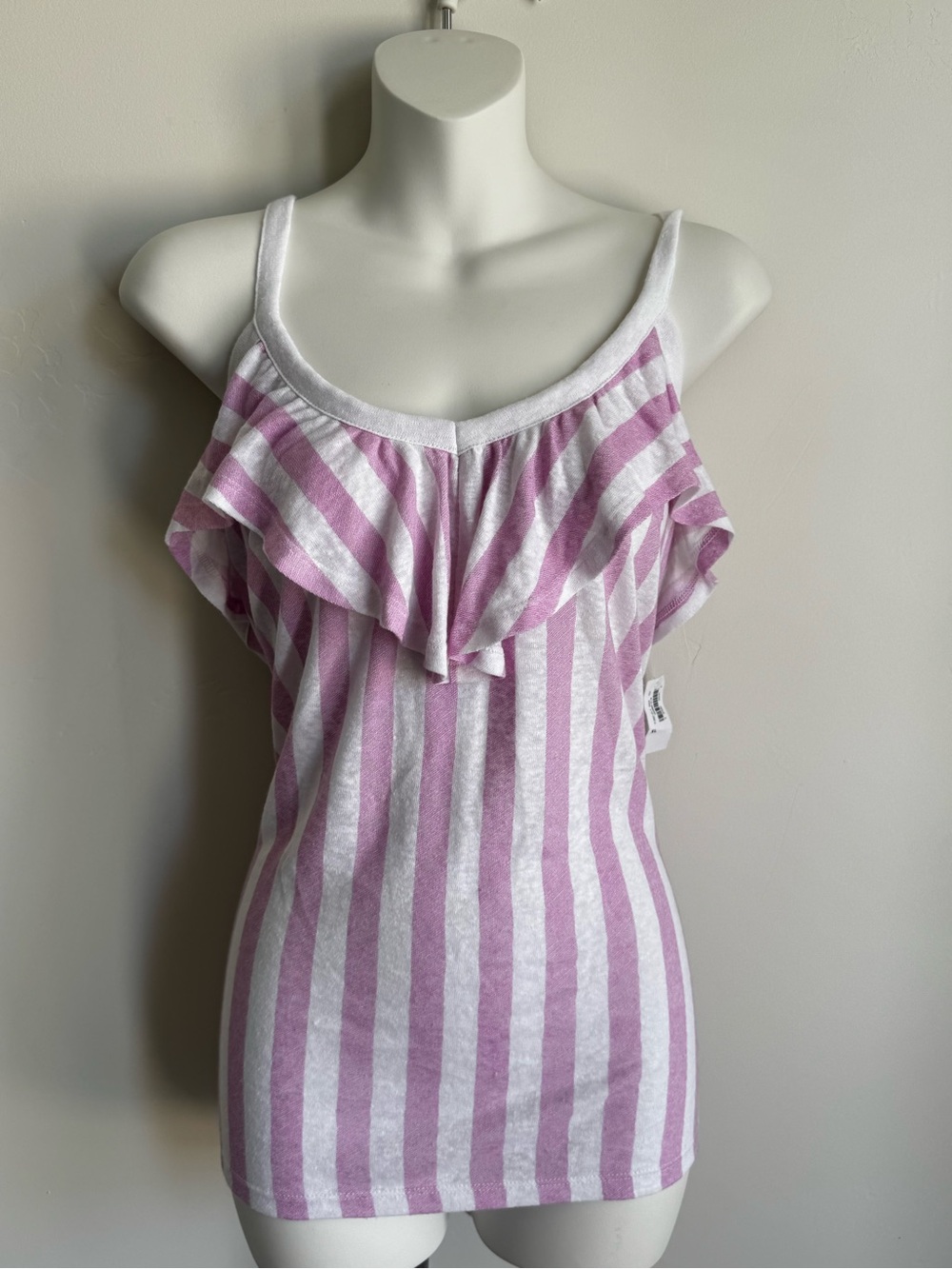 Old Navy Lavender and White Striped Cami